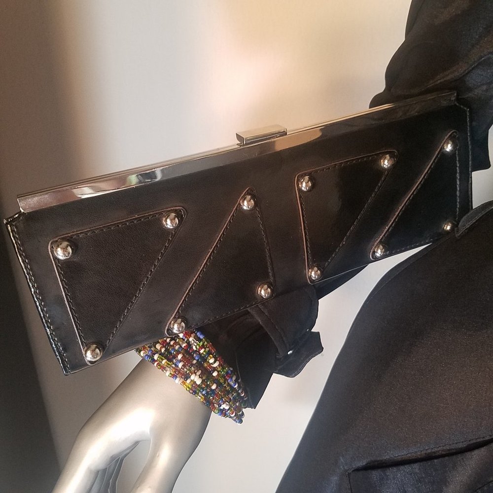 Women's Studded Robot Wallet/Clutch Chinese Laundry Style #44697